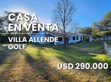 Casa · 420m² · 6 Ambientes · Villa Allende Golf Casa en Venta Cinco Lotes