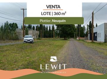 Terreno · 360m² · Venta Terreno | Lote de 360 m² | Loteo Mutual Policial | Plottier
