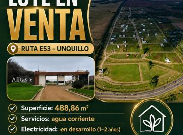 Terreno , Unquillo · Lote de 480 m Cuadrados en Barrio Cerrado Unquillo - Cordoba