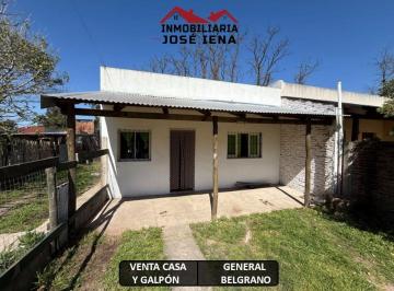 Casa de 3 ambientes, General Belgrano · Casa 2 Dorm. y Galpón. Ubicado en Calle 121 E/ 54 y 56 – General Belgrano.