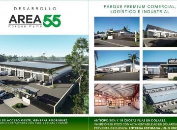 Bodega-Galpón · 234m² · 2 Cocheras · Galpón Comercial E Industrial 234 m² - Área 55 Parque Pyme - General Rodriguez