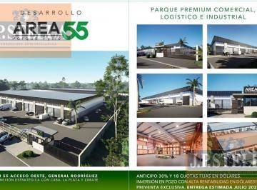 Bodega-Galpón · 234m² · 2 Cocheras · Galpón Comercial E Industrial 234 m² - Área 55 Parque Pyme - General Rodriguez