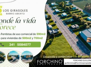 Terreno , Funes · Nuevo Barrio Abierto Los Girasoles Funes! Frente a Barrio Cerrado Cadaques