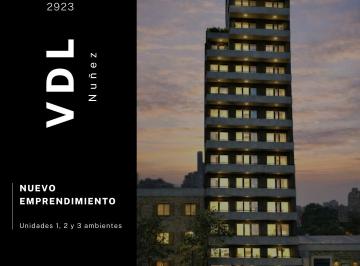 Departamento de 3 ambientes, Núñez · Vidal 2923 - Duplex 3 Ambientes - Venta en Pozo Posesion 24 Meses
