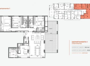 Departamento · 167m² · 13 Ambientes · Venta de Departamento en Santa Fe en Desarrollo - Pisos Premiun Plenos