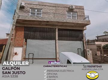RUS-RUS-10799_2 · Alquiler Galpón 400 m² San Justo