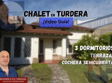 Casa · 4 Ambientes · 3 Cocheras · Chalet con 3 Dorm. en Turdera - Apto Credito!