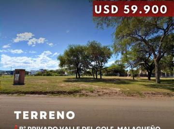 Terreno · 932m² · Venta Lote de 932 m² en Barrio Privado Valle del Golf, Malagueño