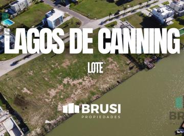 Terreno · 860m² · Terreno en Venta en Lagos de Canning - Excelente Ubicación a La Laguna