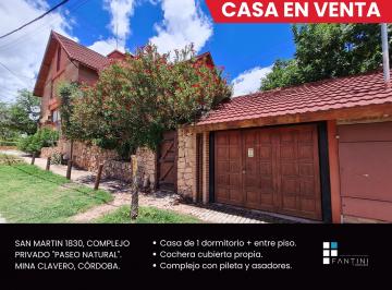 Casa de 3 ambientes, Mina Clavero · Casa Amoblada en Mina Clavero. Cochera. Pileta. Quincho. San Martin 1830.