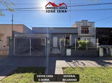 Casa de 4 ambientes, General Belgrano · Casa 3 Dorm. Ubicada en Av Italia E/ Rivadavia y Rodríguez Peña – General Belgrano.