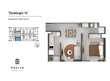 Departamento · 43m² · 2 Ambientes · Venta de Departamento en Nueva Cordoba, Pocito!