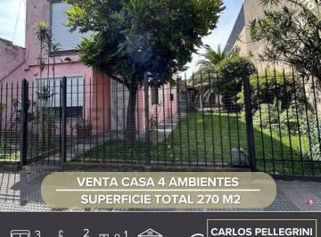 Casa · 168m² · 4 Ambientes · 1 Cochera · Venta Casa 4 Ambientes Quilmes Oeste