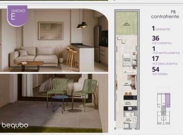 Departamento · 36m² · 1 Ambiente · Villa Bosch: Departamento de 1 Ambiente en Planta Baja Al Contrafrente Unidad F: 10598