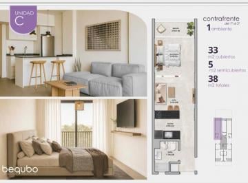 Departamento · 33m² · 1 Ambiente · Villa Bosch: Departamento de 1 Ambiente en 2do Piso Al Contra Frente Unidad "C" F: 10601