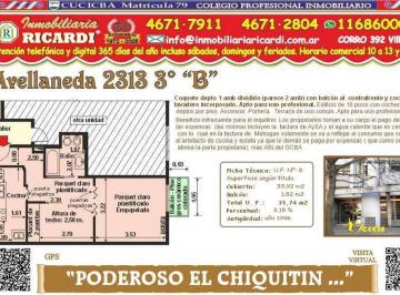 Departamento · 35m² · 1 Ambiente · $650.000 y Nada Mas Solo Abona Luz y Gas Que Consuma