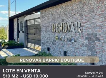 Terreno · 510m² · Lotes en Venta en La Plata