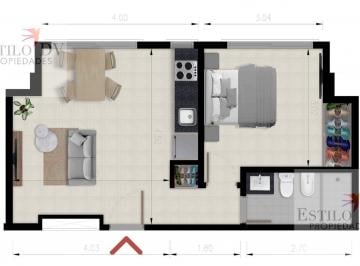 Departamento · 36m² · 2 Ambientes · 1 Cochera · Departamento en Zona Centro