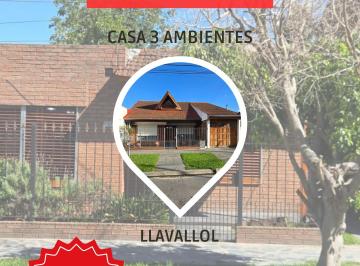 Casa de 3 ambientes, Lomas de Zamora · Casa 3 Ambientes en Venta en Llavallol