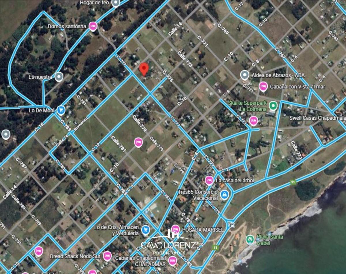 Lote 646m² en Barrio Playa Santa Isabel, a 500m del mar