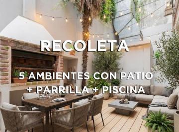 Departamento · 160m² · 5 Ambientes · Departamento en Venta 5 Ambientes Recoleta con Parrilla Propia y Pileta