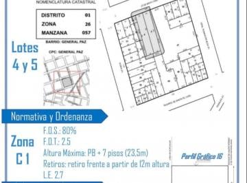 Terreno , Córdoba · Espectacular Lote Para Inversionistas, Corazón de Manzana Barrio General Paz