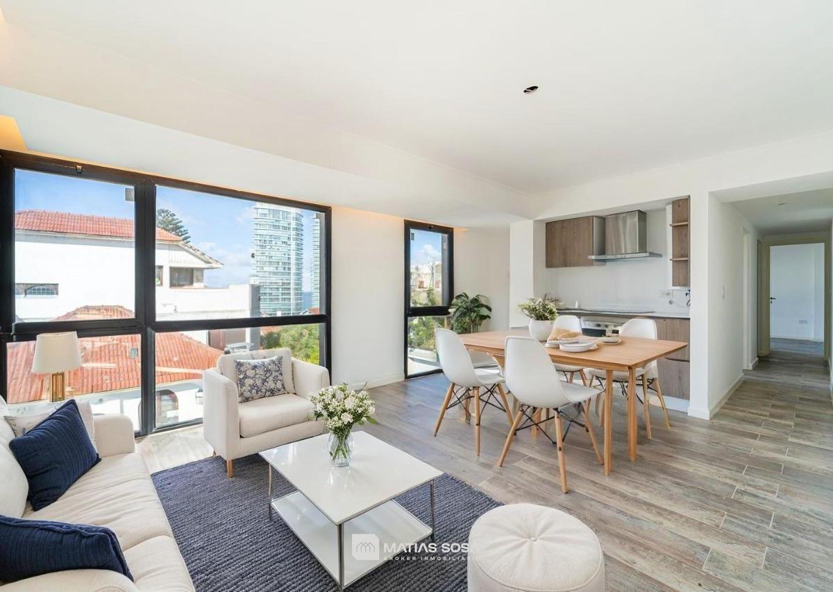 Depto 3 amb, 49m² en Playa Chica con piscina y gimnasio