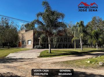 Casa de 6 ambientes, General Belgrano · Casa 4 Dorm. con Pileta. Ubicada en Barrio Cerrado “leufu – Kiñe”, Termas del Salado
