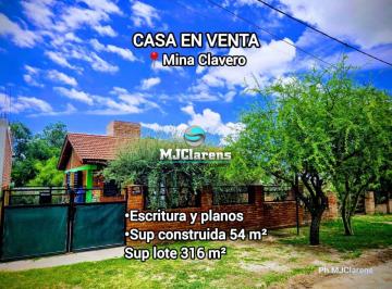 Casa de 4 ambientes, Mina Clavero · Casa en Venta con Escritura Inmediata en Mina Clavero