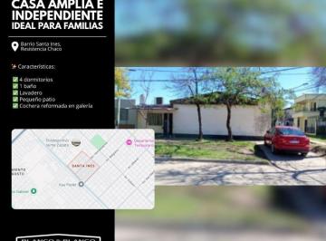 Casa · 140m² · 4 Ambientes · 1 Cochera · B° Santa Ines. Casa 3 Dorm.