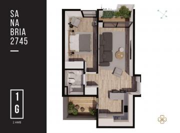 Departamento · 44ha · 2 Ambientes · 2 Ambientes a Financiar // Emprendimiento Villa Devoto - 1° G.