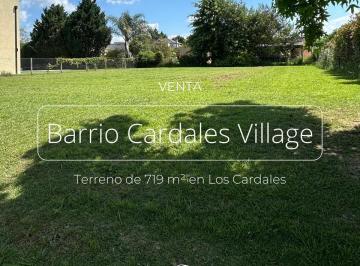 Terreno · 719m² · Terreno en Venta, Cardales Village