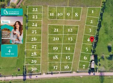 Terreno · 1000m² · Venta - Terreno - Lote 16 - Carmelo - Barrio Viñas de Carmelo