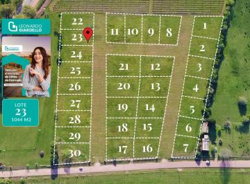 Terreno · 1044m² · Venta - Terreno - Lote 23 - Carmelo - Barrio Viñas de Carmelo