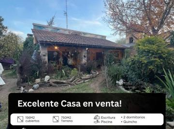 Casa de 3 ambientes, Córdoba · Casa con 750 m² Terreno y 2 Dorm. en Venta en Villa Rivera Indarte