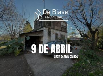 Casa de 5 ambientes, Esteban Echeverría · Gran Lote en Venta, en Zona Industrial de 9 de Abril