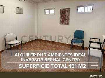 Local comercial · 81m² · 7 Ambientes · Alquiler PH 7 Ambientes Apto Profesional - Bernal Centro