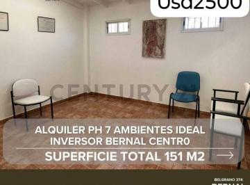 Local comercial · 81m² · 7 Ambientes · Alquiler PH 7 Ambientes Apto Profesional - Bernal Centro