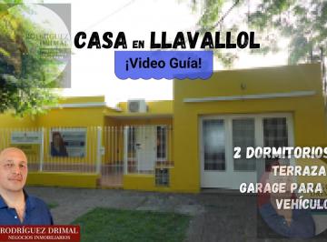 Casa · 105m² · 3 Ambientes · 1 Cochera · Casa en Llavallol con 2 Dorm. y Cochera Cubierta - Apto Credito!