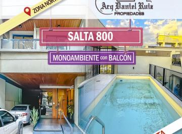 Departamento · 1m² · 1 Ambiente · Monoambiente con Balcón a Estrenar en Salta Al 800