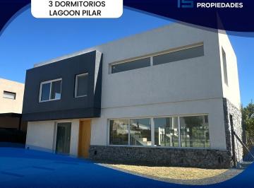 Casa · 205m² · 4 Ambientes · 4 Cocheras · Lagoon Pilar Casa en Venta - Cuan Propiedades