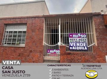 RUS-RUS-10880_2 · Venta Casa 3 Ambientes San Justo