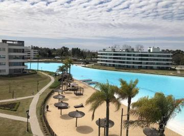 Departamento · 42m² · 2 Ambientes · 1 Cochera · Alquiler - Departamento 2 Amb con Jardin - Lagoon Pilar