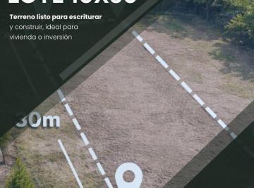 Terreno , Santiago del Estero · Lote en Venta - 10x30