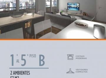 Departamento · 45m² · 2 Ambientes · Julian Alvarez 725, Villa Crespo - 2 Ambientes con Balcón de Pozo
