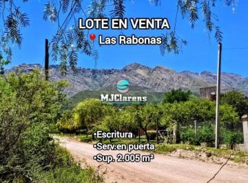 Terreno · 2005m² · Lote de 2.005 m² con Vista Espectacular – Las Rabonas, Traslasierra