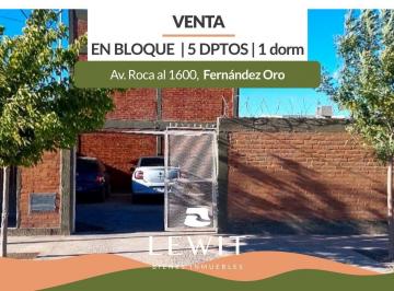 Departamento · 260m² · 2 Ambientes · Venta Dptos en Bloque | 5 Unidades | Fernandez Oro