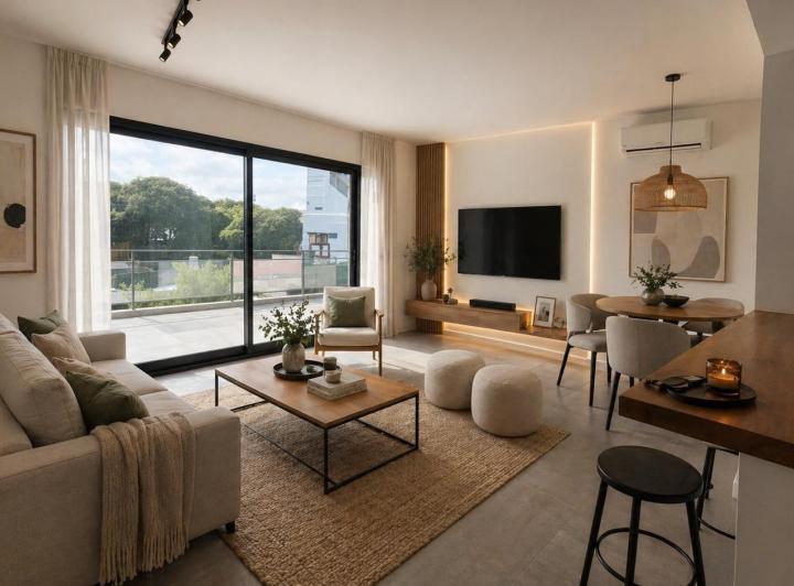 Departamento · 64m² · 3 Ambientes · 1 Cochera