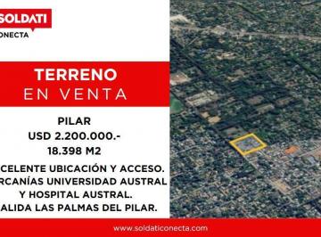 Terreno · 18398m² · Terreno de 18.000 m² en Venta - Pilar