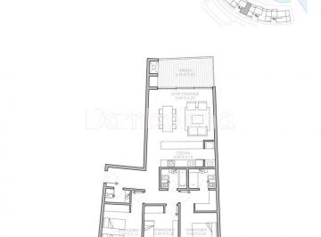 Departamento · 99m² · 4 Ambientes · 1 Cochera · Departamento en Venta en Lagunita, Nordelta, Tigre